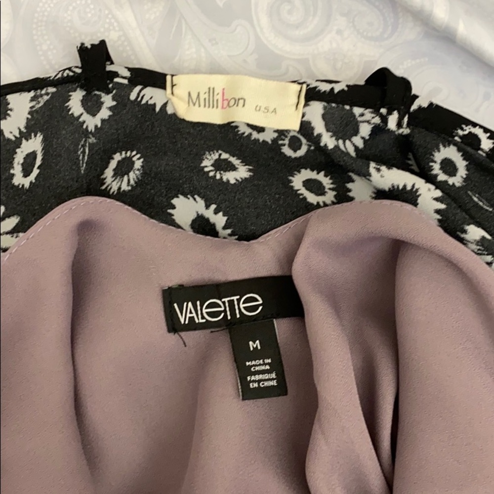Crop Tops Purple AND Black/White - Picture 15 of 15